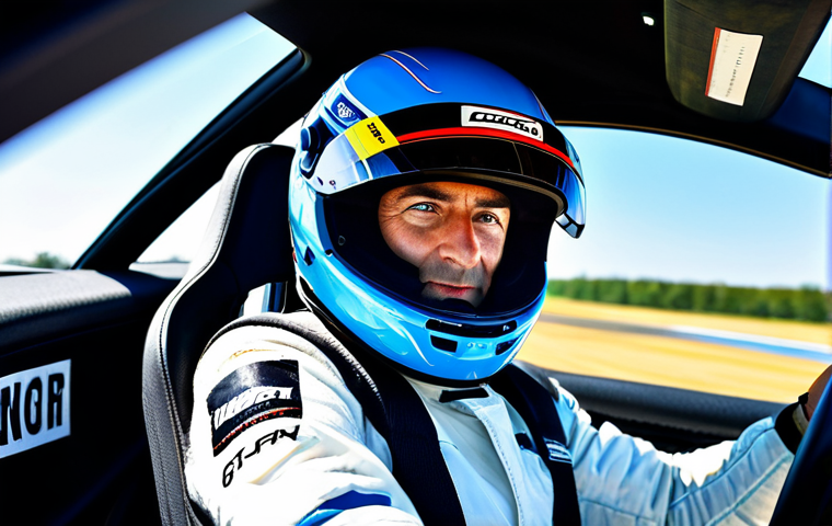 The Passion for GT Racing**

"A professional GT race car driver, fully clothed in a racing suit, focused expression, inside the cockpit of a modern GT race car, on a sunny racetrack, with other cars in the background, appropriate attire, safe for work, perfect anatomy, correct proportions, professional motorsport photography, dynamic composition, high quality, family-friendly"

**