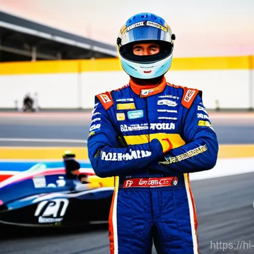 모터스포츠와 보험 제도 - **Prompt 1: The Confident Racer's Edge**
"A male motorsports racer, in his late 20s, with a focu...